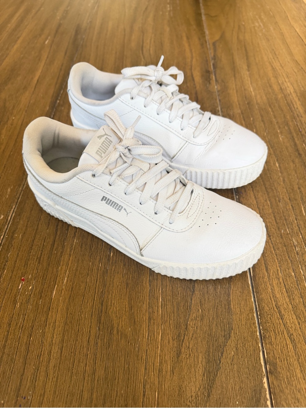 Puma white sneakers